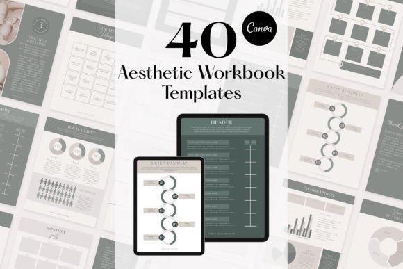 Aesthetic Workbook Templates: Your Canva Design Shortcut