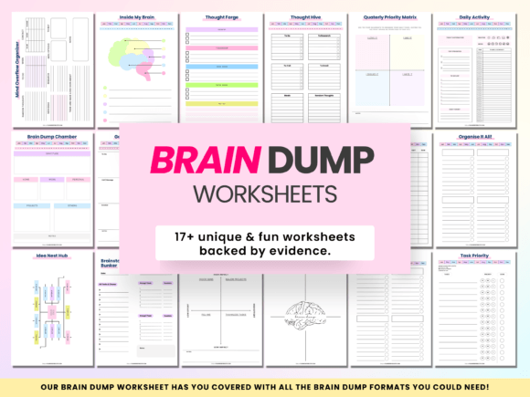 Brain Dump Templates & Ideas Tracker: Conquer Creative Chaos