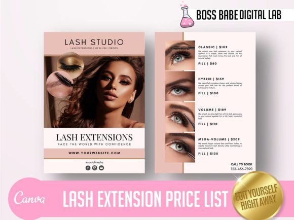 DIY Neutral Lash Price List Templates: Your Business Upgrade