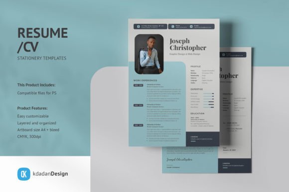 Modernize Your Job Hunt with Resume/CV PSD Design Templates Vol 174