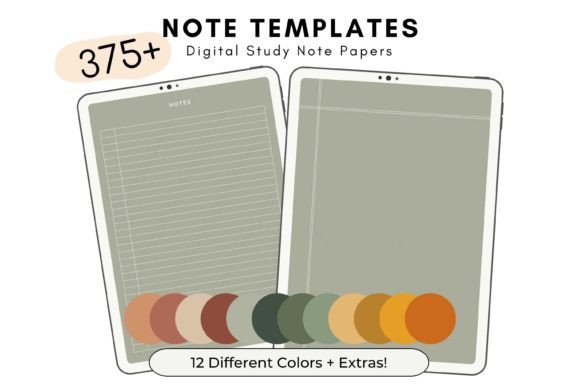 Soft Leaves Digital Note Templates: A Creative Toolkit for Your Ideas