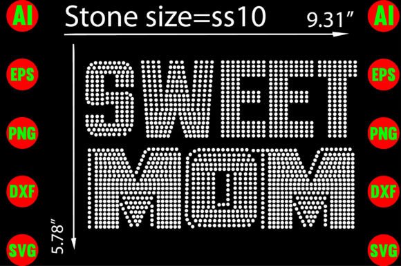 Sweet Mom Rhinestone Templates: A Creative Font Guide