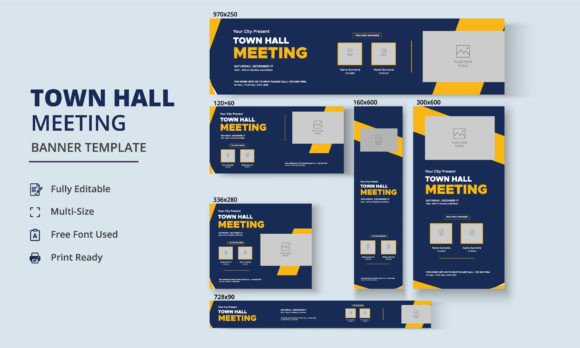 Town Hall Meeting Banner Templates: Your Go-To for Community Events