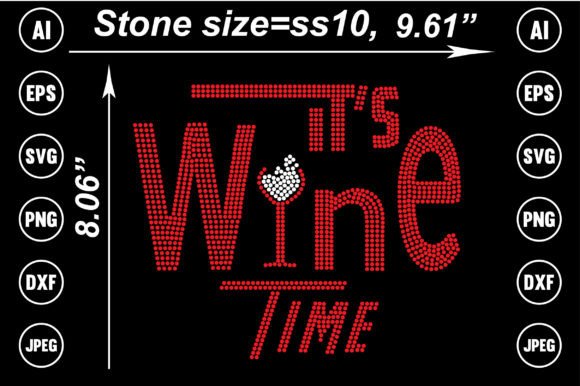 Wine Rhinestone Templates: Your Instant Design Sparkle