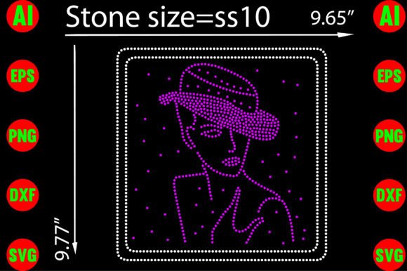 Women Rhinestone Templates: Sparkle and Versatility for Creators