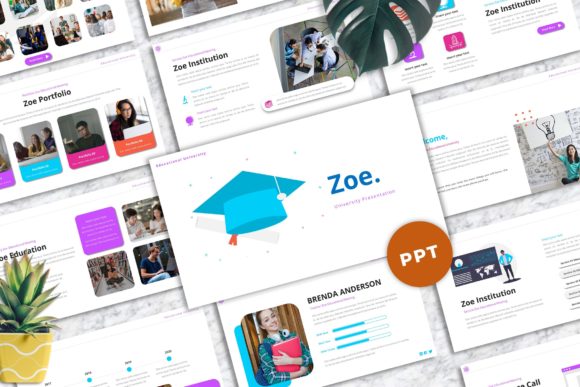 Zoe - University Powerpoint Templates: A Designer's Toolkit for Polished Presentations